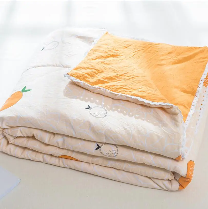 

New Cotton Summer Cool Quilt Single and Double Student Dormitory Air-conditioning Can Be Equipped with Four Sets