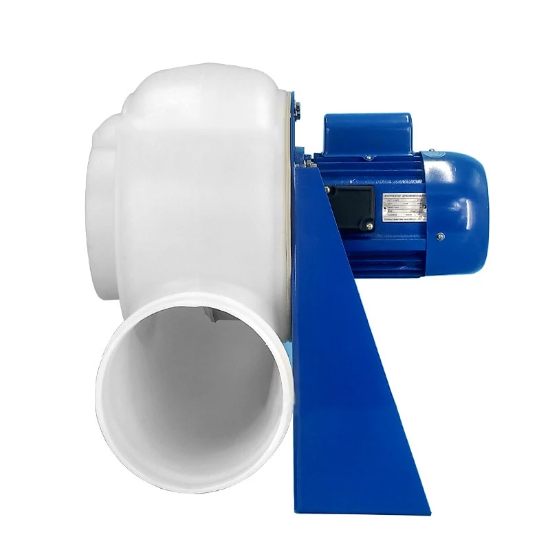 Вытяжной вентилятор 220 В полипропиленовый пластик устойчивый к коррозии щелочам