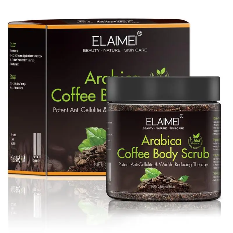 

Coffee Scrub Body Scrub Cream Dead Sea Salt For Exfoliating Whitening Moisturizing Anti Cellulite Treatment Acne