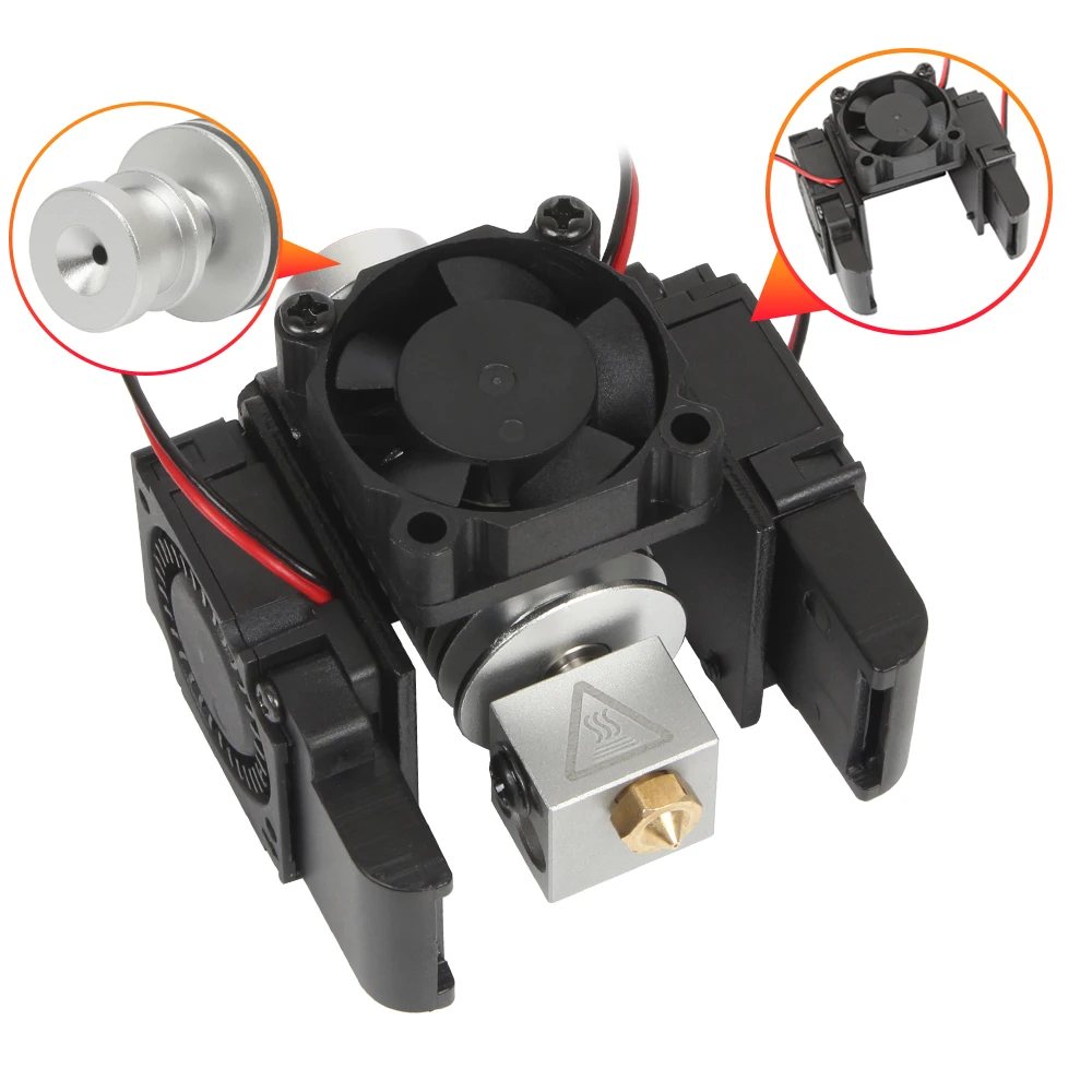 3DSWAY e3d V6 Volcano All Metal Hotend Kit 12V 24V Bowden Direct 0.4/1.75mm filament BMG Extruder 3D Printer Accessories ender 3 |
