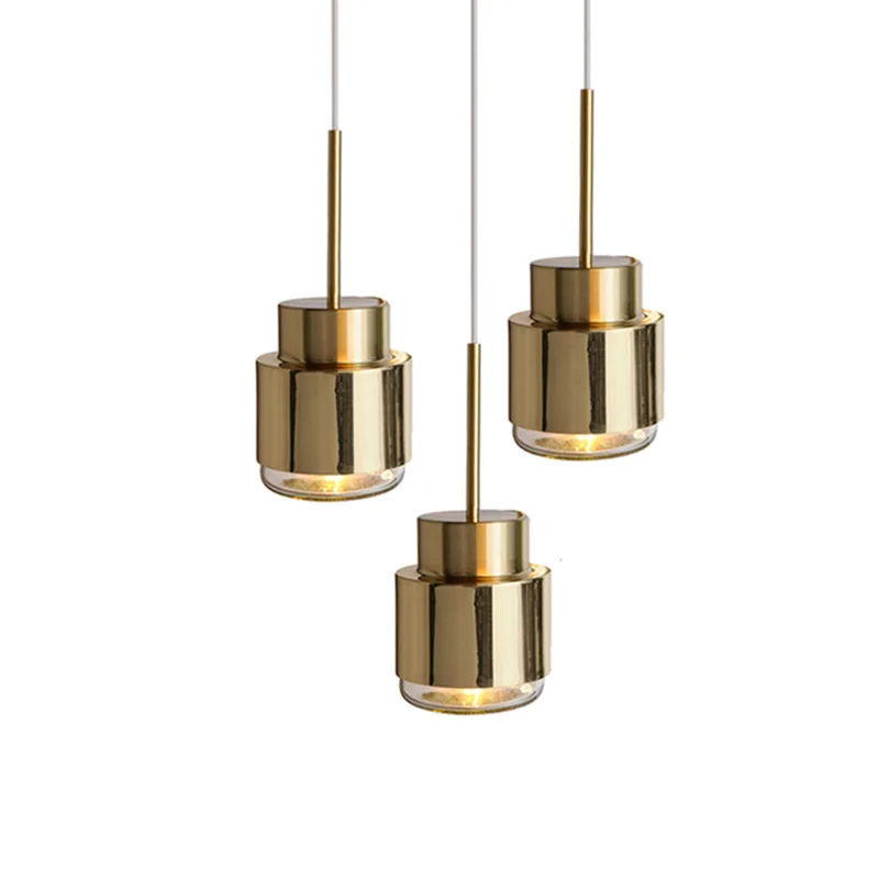 Nordic Light Luxury Pendant Lamps for Restaurant Bar Corridor Coffee Shop Clothing Shop Gold Decorative Pendant lights