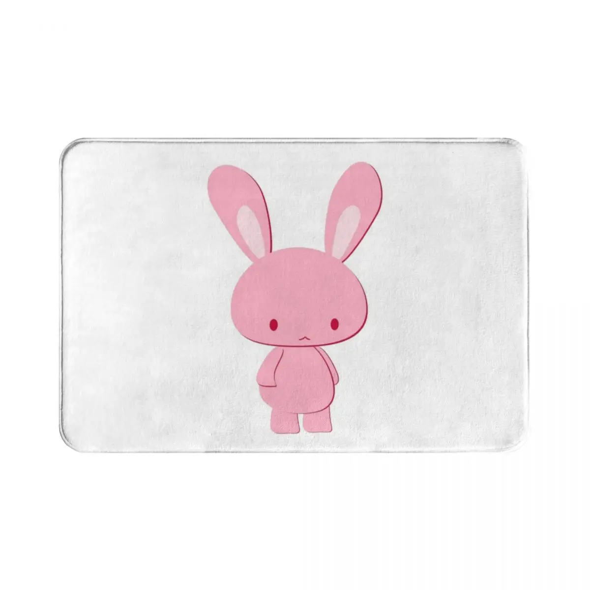 Розовый коврик с кроликами для ног ванной из полиэстера нескользящий входа кухни