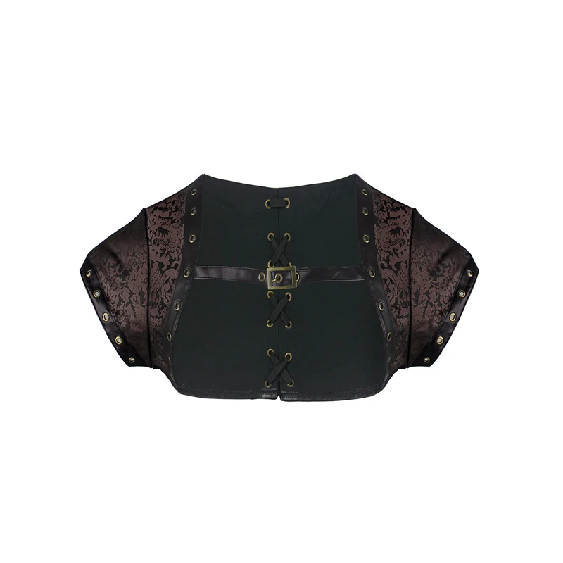 Burvogue размера плюс Топ без рукавов в готическом стиле-корсет стимпанк Корсет для