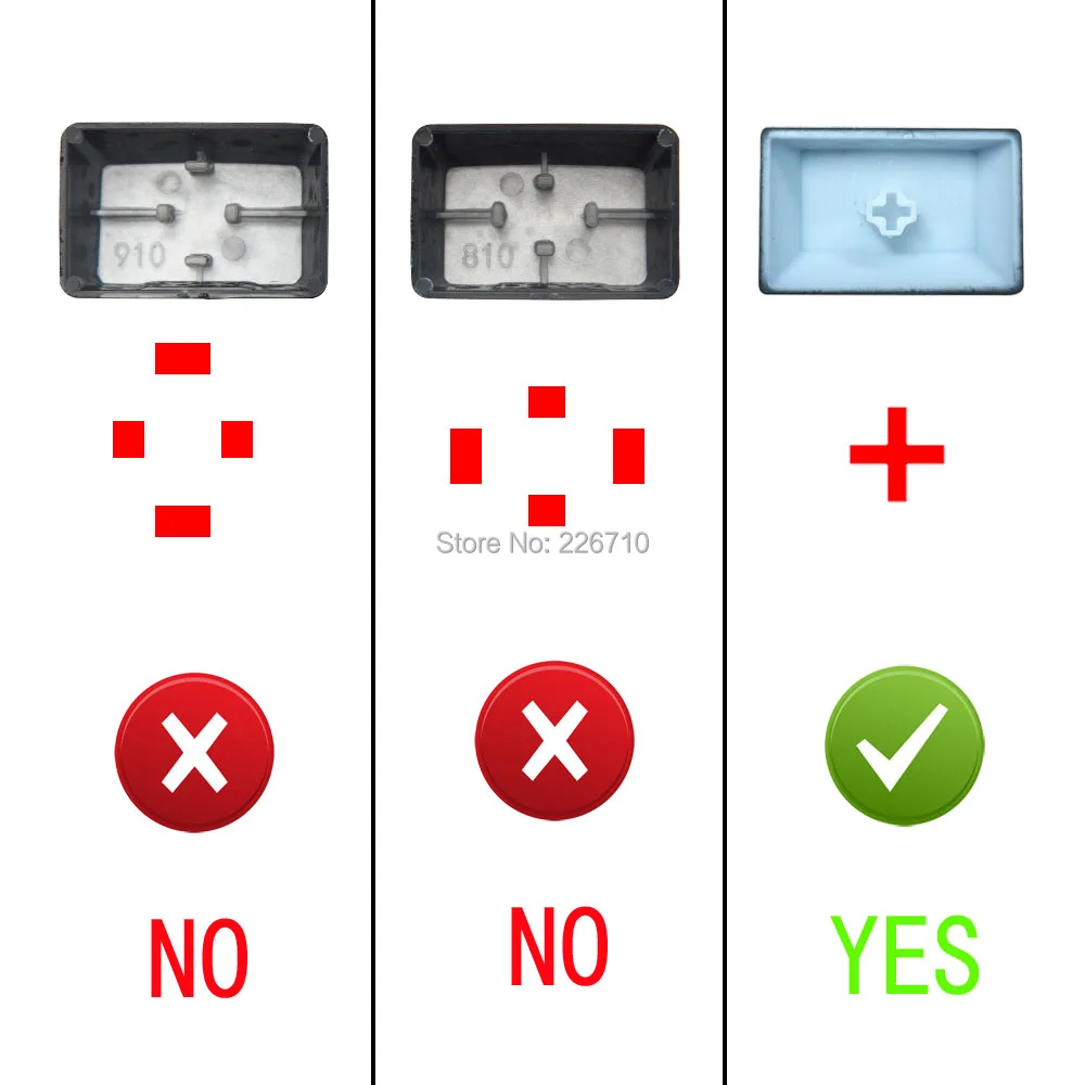 

Silver Color Keycaps for Razer Gaming Mechanical Keyboard 1234/WASD Keys Light Through Back Lit Cherry MX Compatible