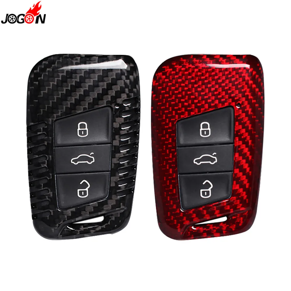Защитный чехол из углеродного волокна для ключа с дистанционным управлением VOLKSWAGEN Passat B8 2015 2016 2017 VW Arteon 2018