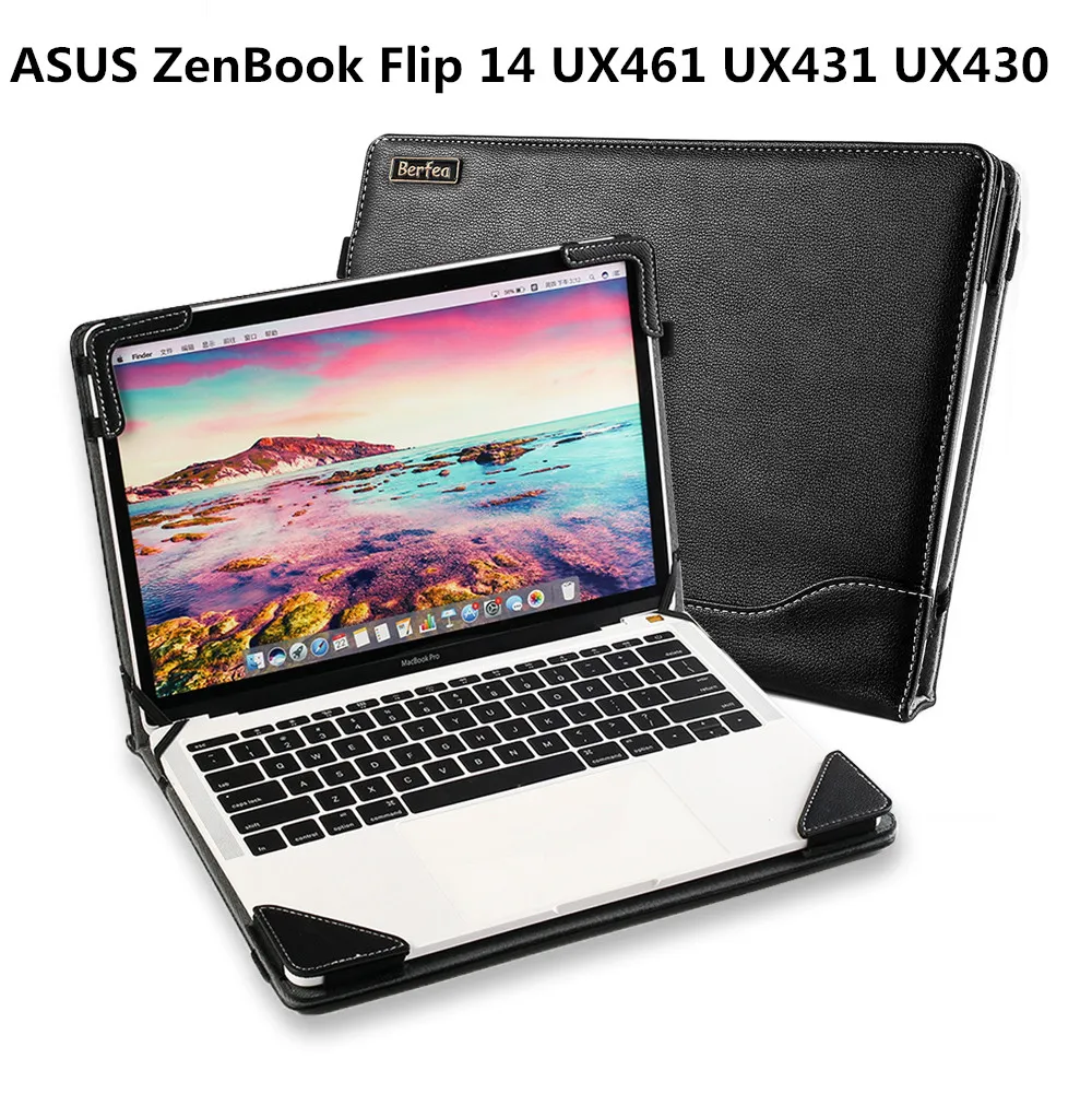Качественный чехол для ASUS ZenBook Flip 14 UX461 UX431 UX430 деловая сумка ноутбука ПК подставка