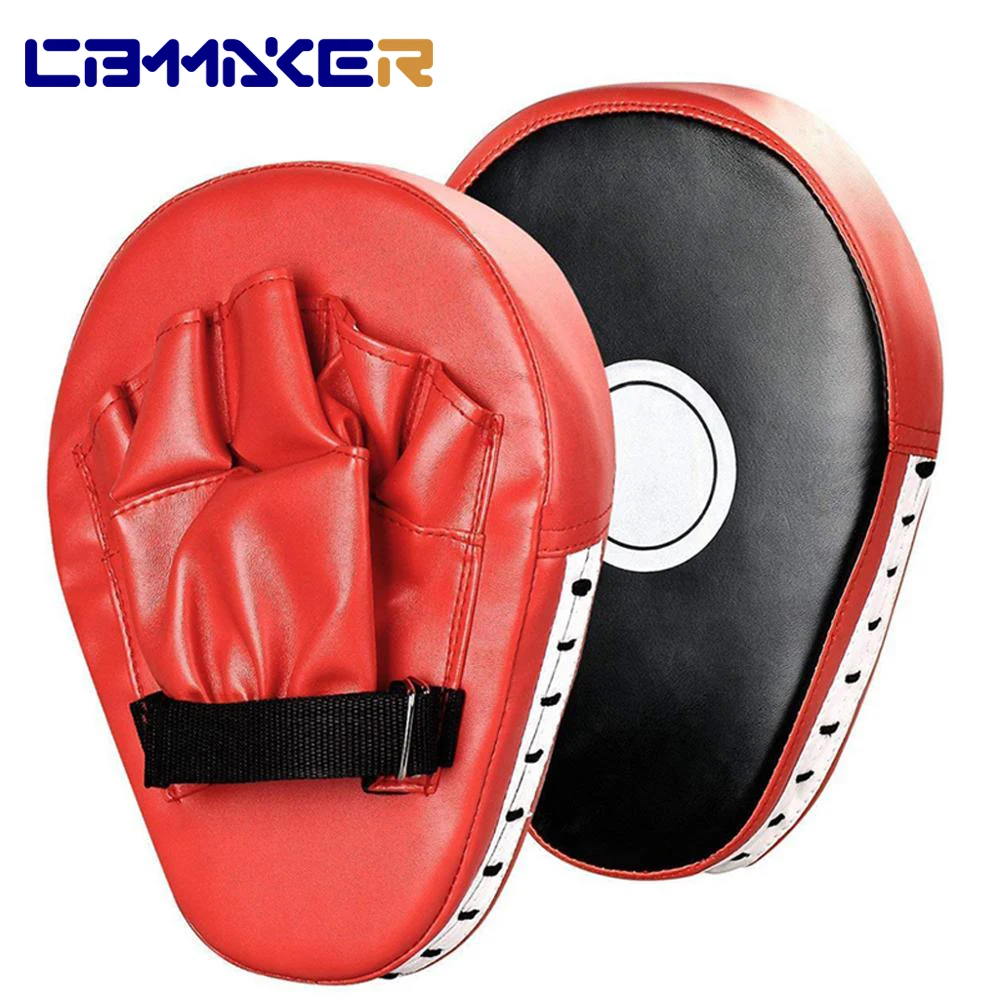 

2 PCS Kick Boxing Gloves Pad Punch Target Bag Men MMA 1PCS PU Karate Muay Thai Free Fight Sanda Training Equipment fighting