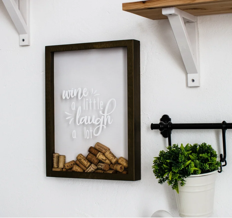 Персонализированная свадебная рамка книга посетителей 3d подарок любителю вина