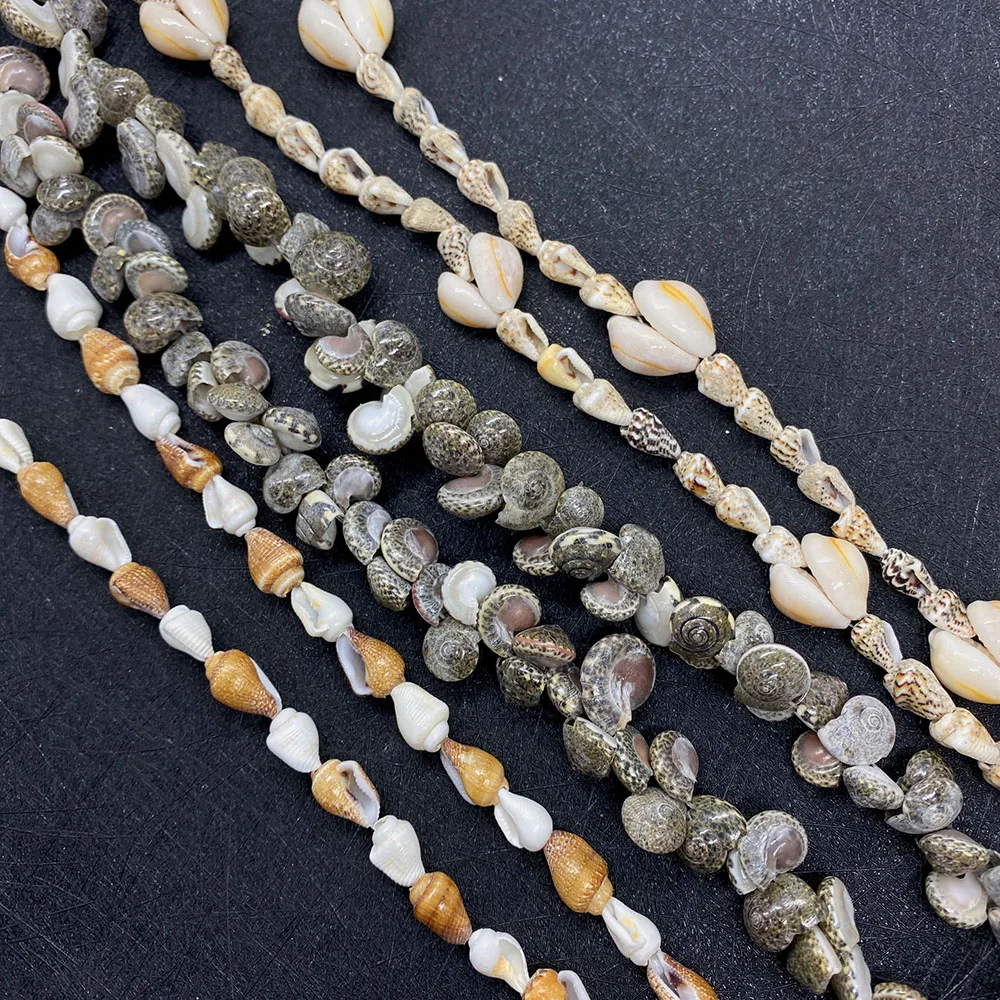 

Natural Shell Small Conch Beads Irregular Shape Shell Beads for Jewelry Making DIY Necklace Bracelet Accessories Jewelry