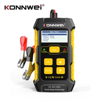 konnwei kw510 car battery tester 12v automatic battery chargers repair 5a battery chargers wet dry lead acid car repair tool