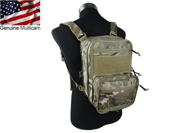 TMC 2529 410 Flatpack Tactical Vest Dual Purpose Zipper Backpack Non Reflective Cordura Fabric | Outdoor Tools