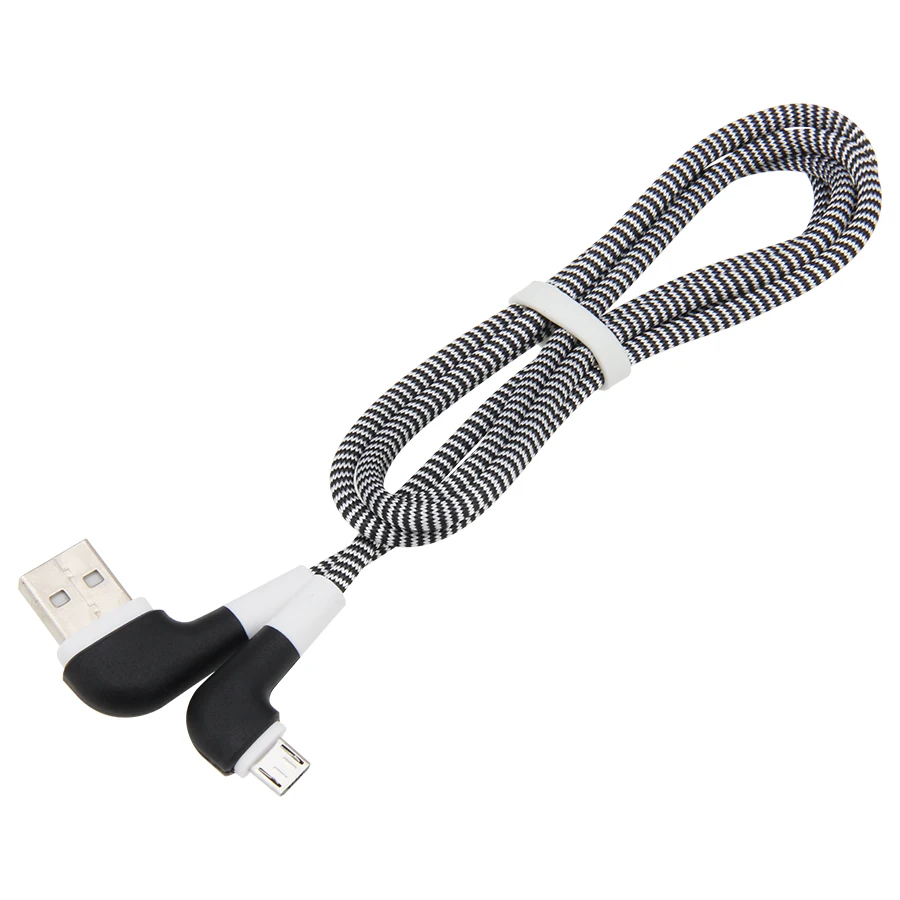 Кабель Micro USB Type-C угловой 90 градусов для Iphone Xiaomi Huawei 50 шт. | Мобильные телефоны и