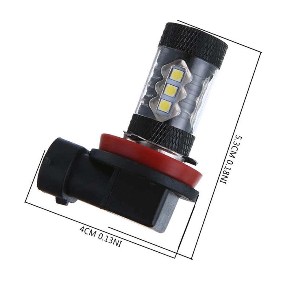 1 пара H8/H11 3030 16-светодиодный 80W высокой мощности противотуманный светильник