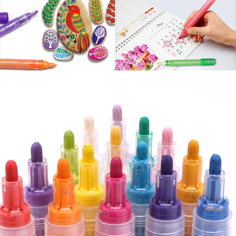 

1 шт., акриловые маркеры для рисования камней и керамики