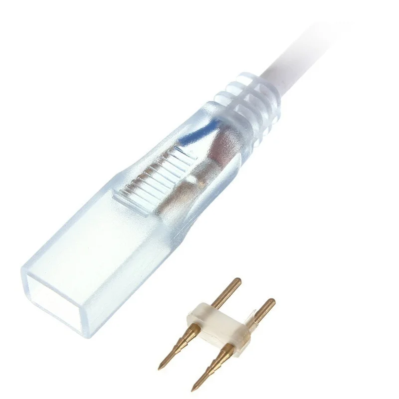 

2pin Cable Strip Light 5050 2835 3014 5630 SMD 6mm Light Bar Plug LED Lamp Belt Plug Accessories US/EU Plug With Needle 220V-240