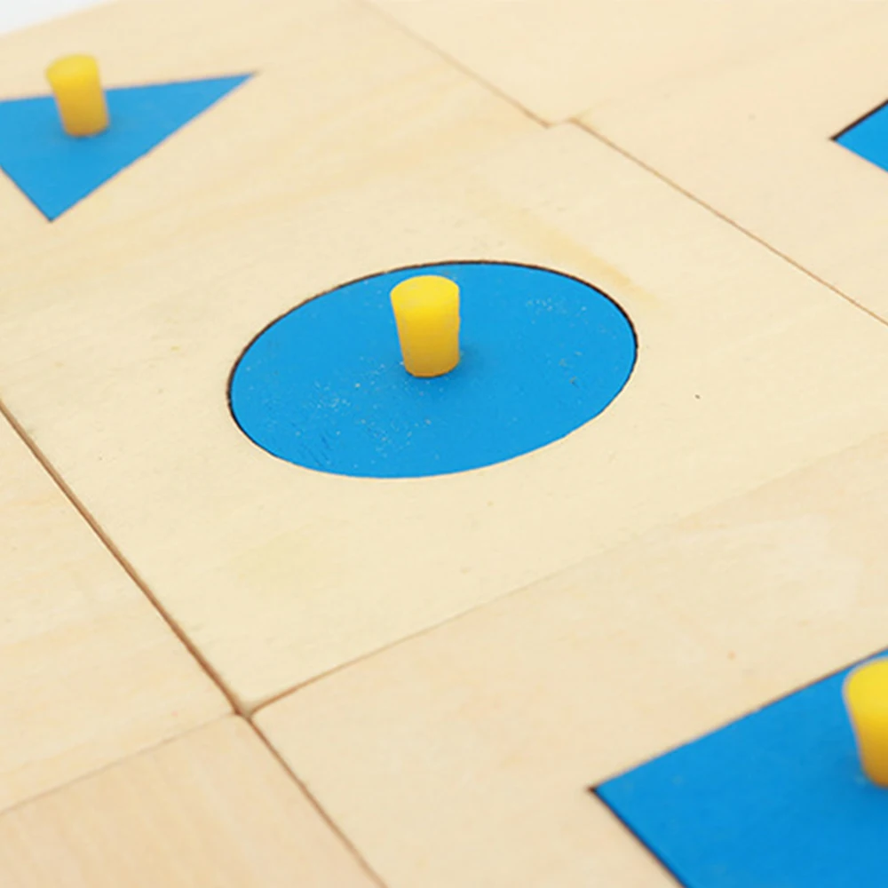 Обучающая игрушка Монтессори формы сортировка головоломка Геометрическая доска