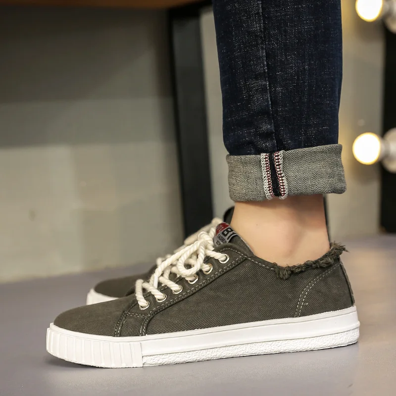 Мужская обувь Новинка 2019 года Вулканизированная модная мужская повседневная из