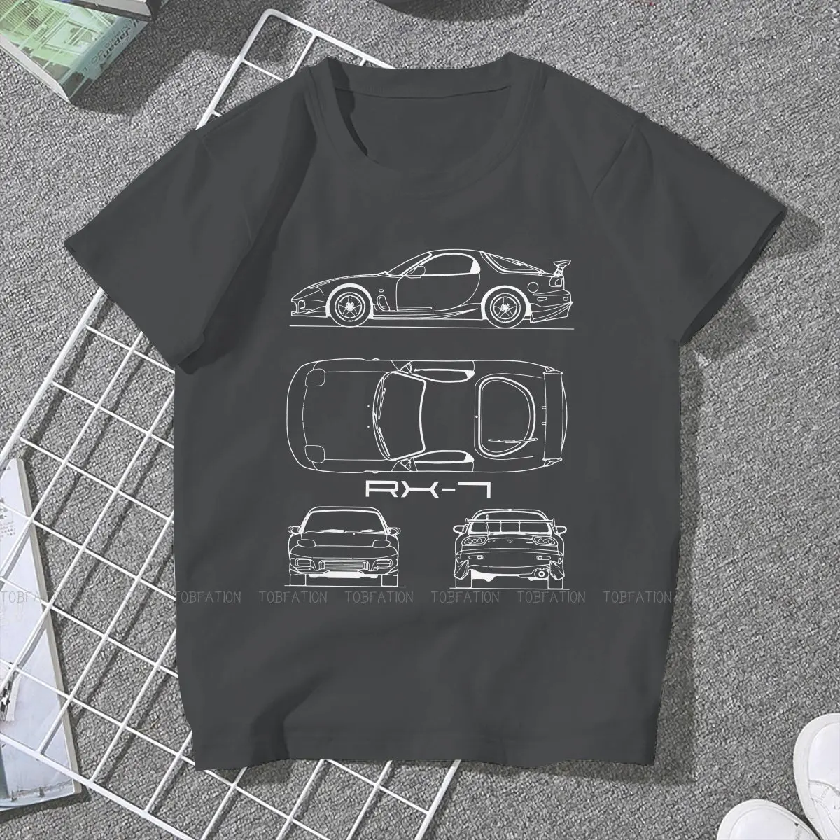 Женская одежда RX-7 женские футболки с принтом в стиле фильма Форсаж винтажные