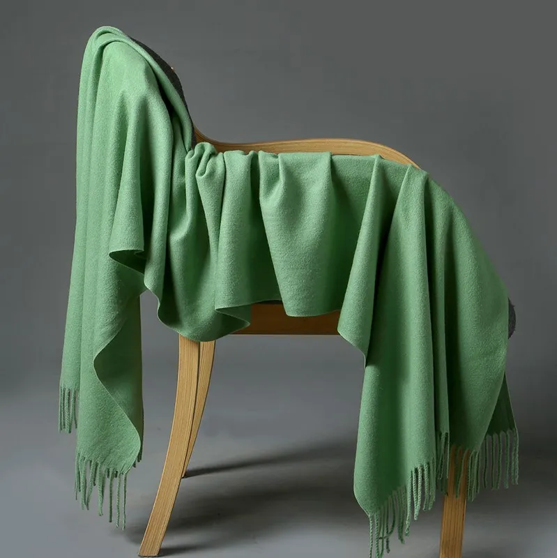 Брендовый популярный новый женский шерстяной шарф на осень и зиму женские