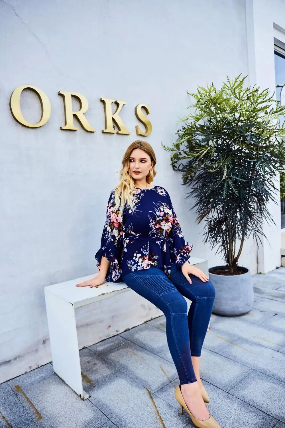 Новинка весна осень размера плюс Топы для женщин с длинным рукавом и круглым