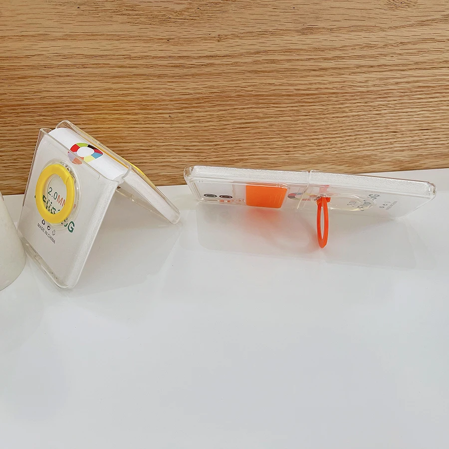 Прозрачный чехол для телефона с защитой объектива камеры Samsung Galaxy Z Flip 4