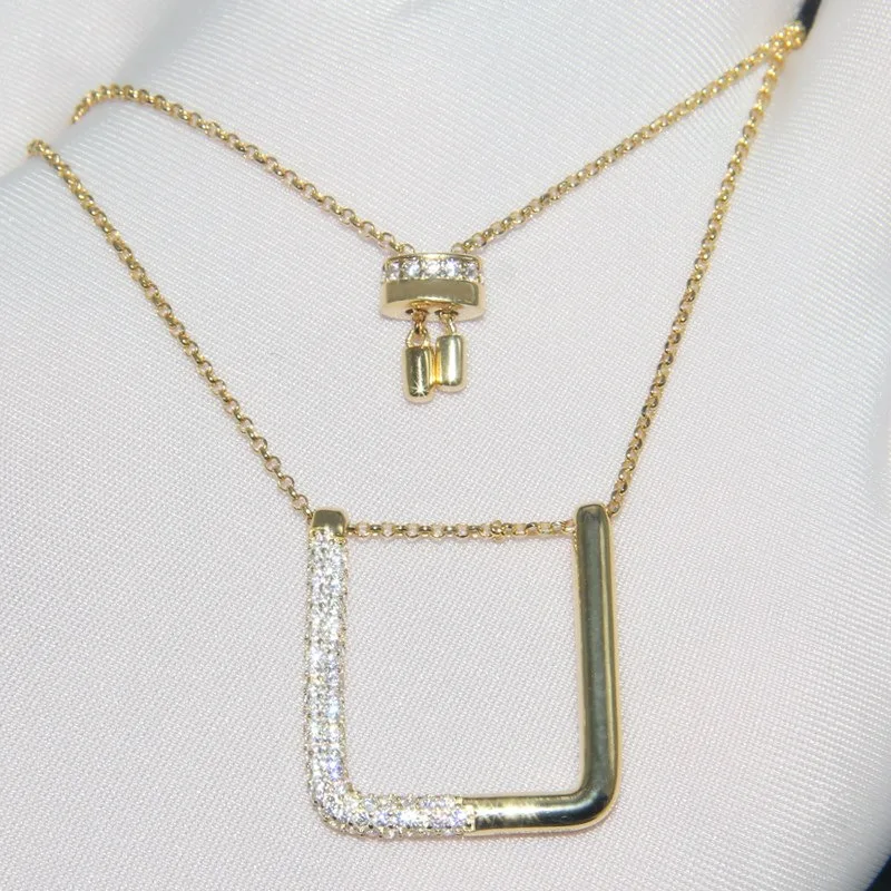 SLJELY Fashion 100% Real 925 Sterling Silver Lagoon Blue Zircon Square Geometric Pendant Necklace Adjustable Chain Women Jewelry | Украшения