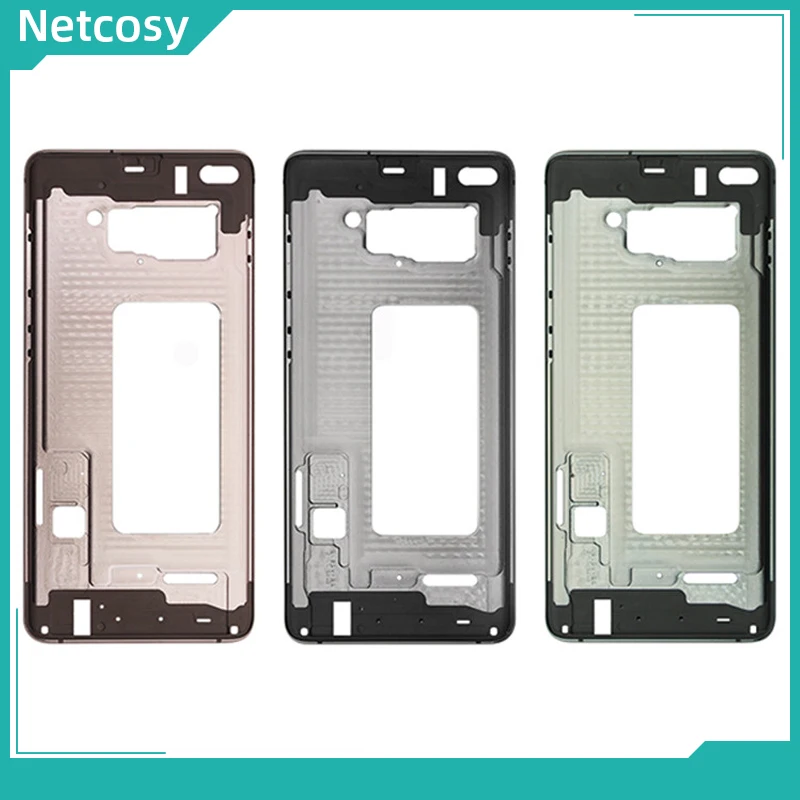 Netcosy средняя рамка для Samsung Galaxy S10 Plus G9750 передняя корпуса запасная часть + крышка