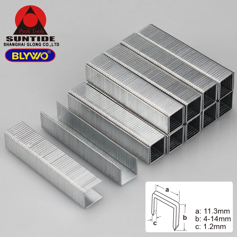 11.3mm Heavy Duty Staples 11.3x1.2mm Nails For Furniture Uph
