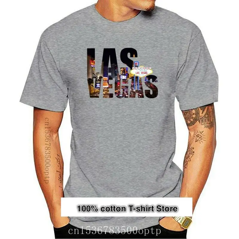 

Белая рубашка в Лас Вегасе для мужчин и женщин, одежда из США и США. UU., талисман для малышей, moda, 100%, algodón, 2021