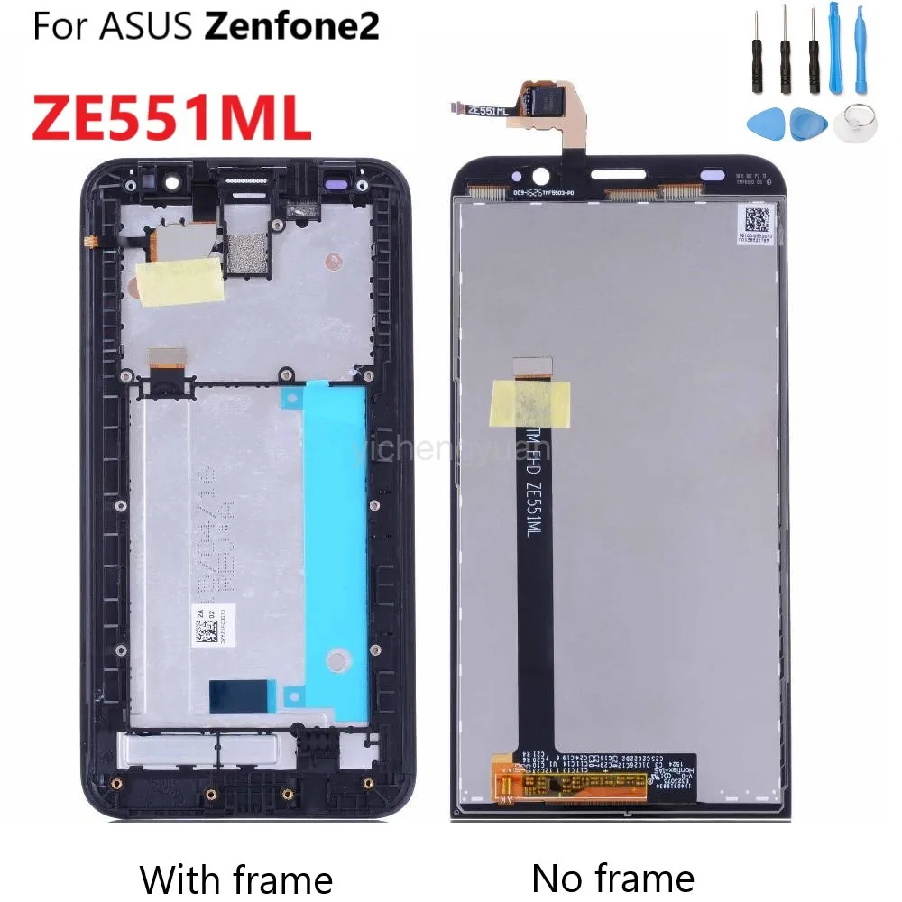 Оригинальный ЖК дисплей 5 ''для ASUS Zenfone 2 ZE551ML сенсорный экран дигитайзер для Z00AD