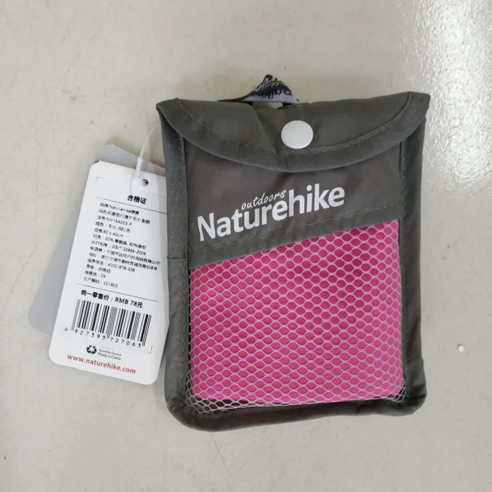 Naturehike Wild напольное быстросохнущее дорожное полотенце Многоцелевой быстросохнущее из микрофибры впитывающее полотенце для кемпинга йога пляж спорт