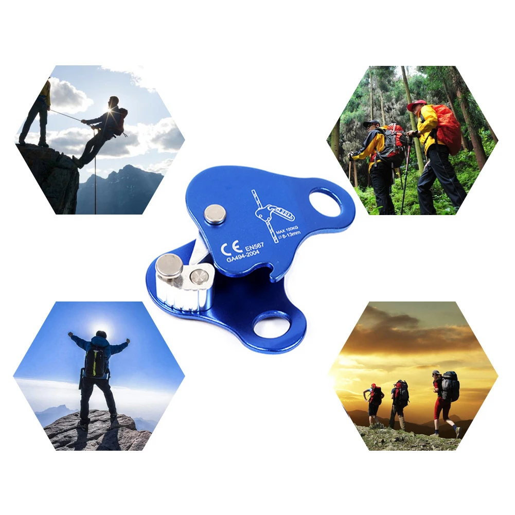 

Safety Climbing Protective Ascender Outdoor Self-locking Rigging Rope Grip Climbing Protective Device for Outdoor Climbing