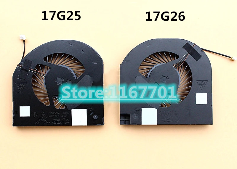 Новый оригинальный вентилятор охлаждения ЦП/ГП для ноутбука Dell precision 7730 7740 M7730 M7740