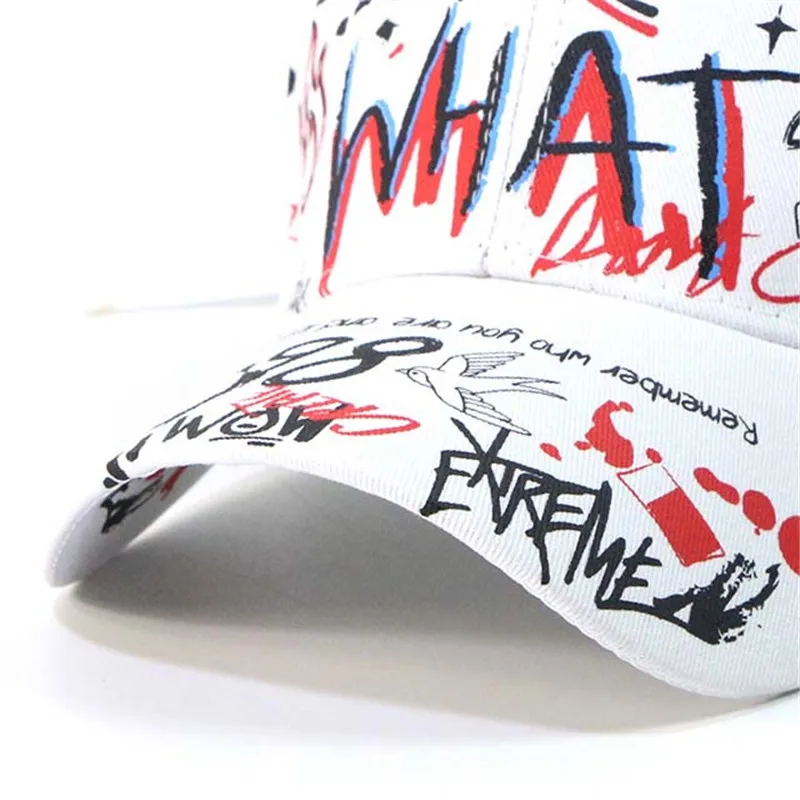 

baseball cap 2020 new fashion Simple Graffiti letter Shade Lovers outdoor Unisex hat casquette kpop gorras hombre snapback bone