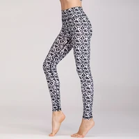 printed high waist yoga pants womens seamless quick drying breathable training leggings hip up running sports fitness leggings