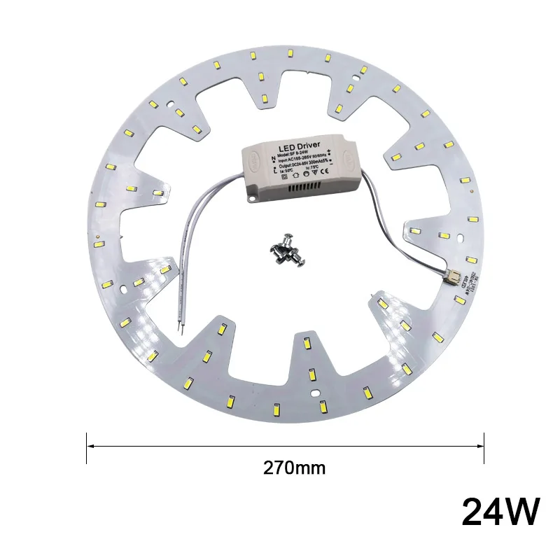 Modern LED Ceiling Lights 12-24W Kitchen Light source Module AC220V Living room Energy Saving Lighting Retrofit Board | Лампы и
