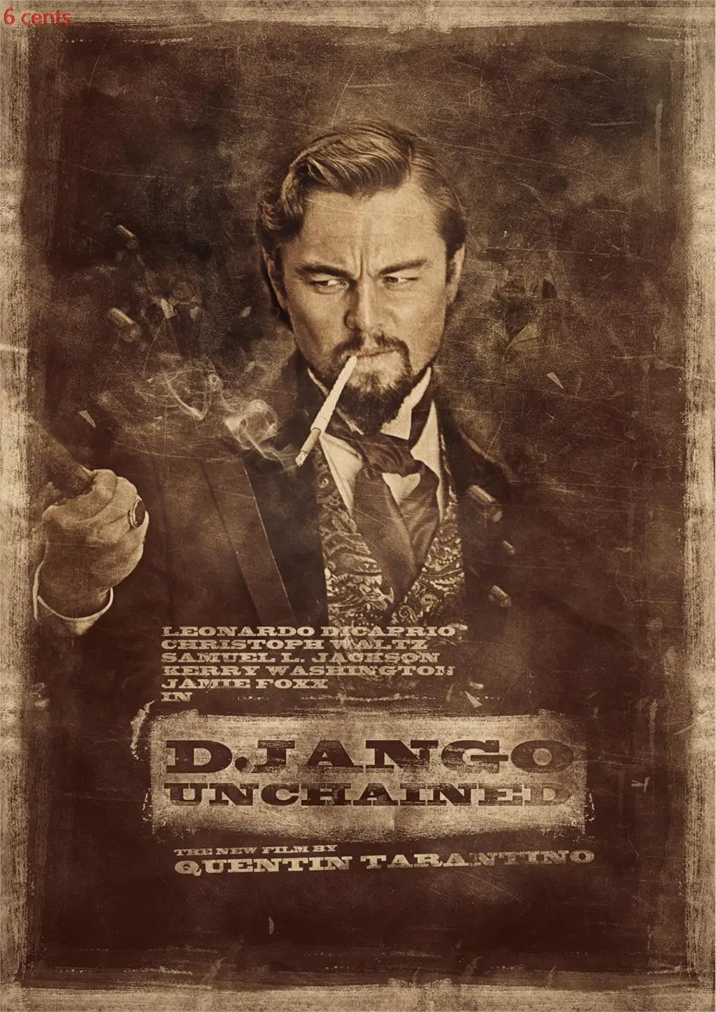 

Quentin Movie Poster Django Unchained Movie Poster Kraft Paper Poster Retro Poster Bar Bedroom Wall Decoration Painting