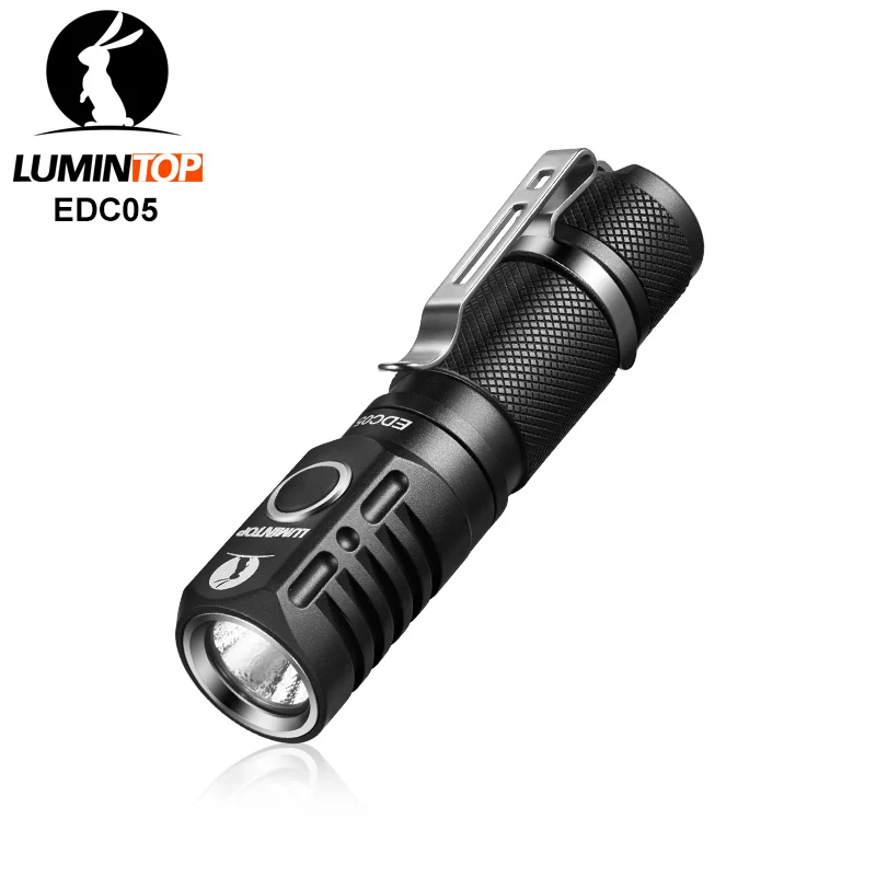 without battery Светодиодный фонарик LUMINTOP EDC05 Cree XP-L 800 люмен мини-фонарик с магнитным хвостовым питанием от батареи AA/14500 для путешествий - Испускаемый цвет: without battery