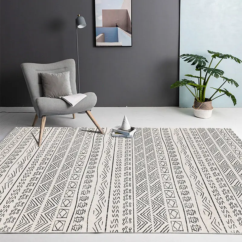 

Moroccan Nordic minimalist carpet living room modern sofa coffee table floor mat room bedroom bedside blanket full home