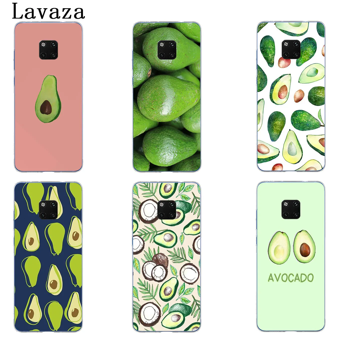 Милый жесткий чехол для телефона Lavaza с авокадо Huawei Mate 30 10 20 Pro Lite Y6 Prime Nova 5I 4 3i 3 2i 2 |
