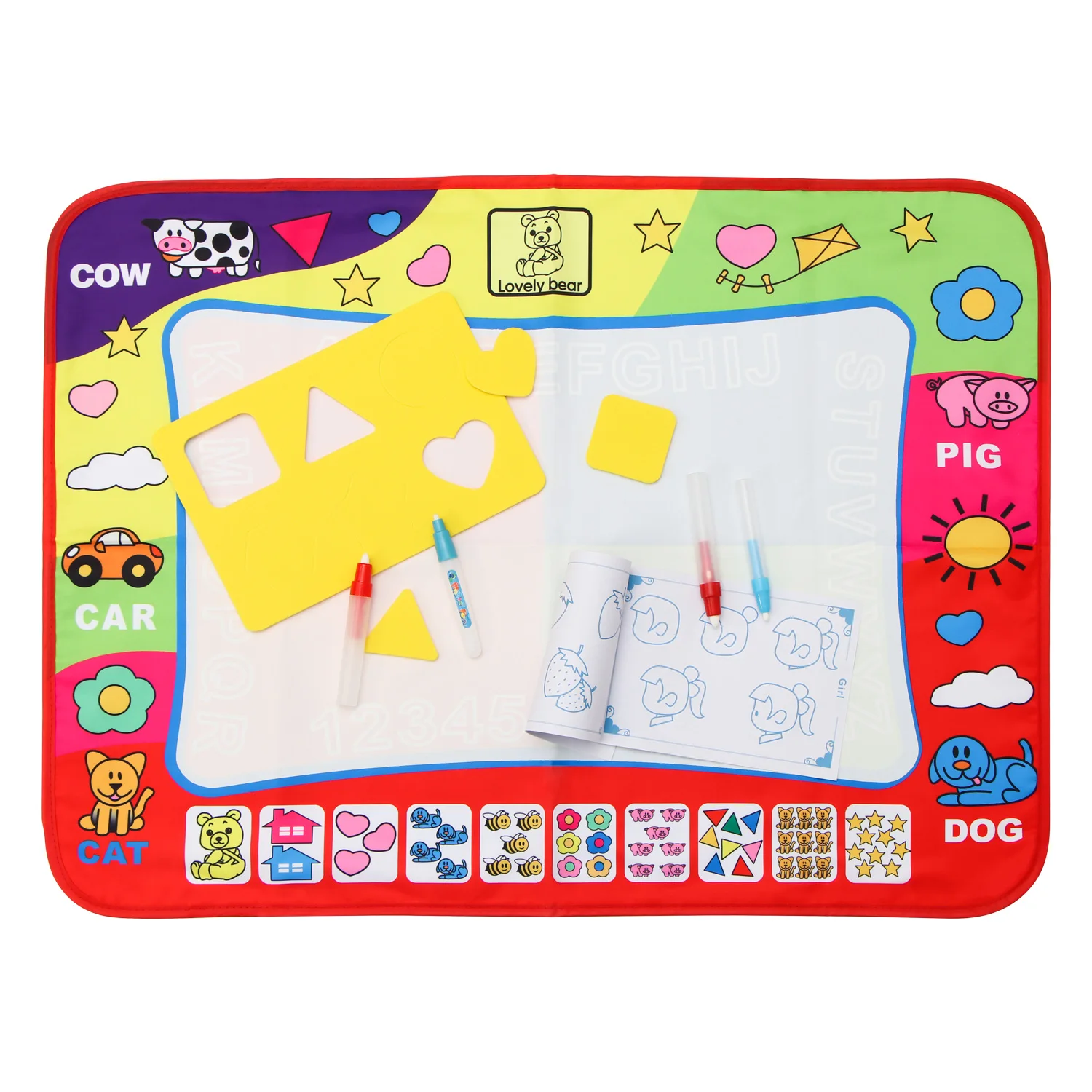 Многоразовый коврик для рисования 80x60 см|Юный художник| |