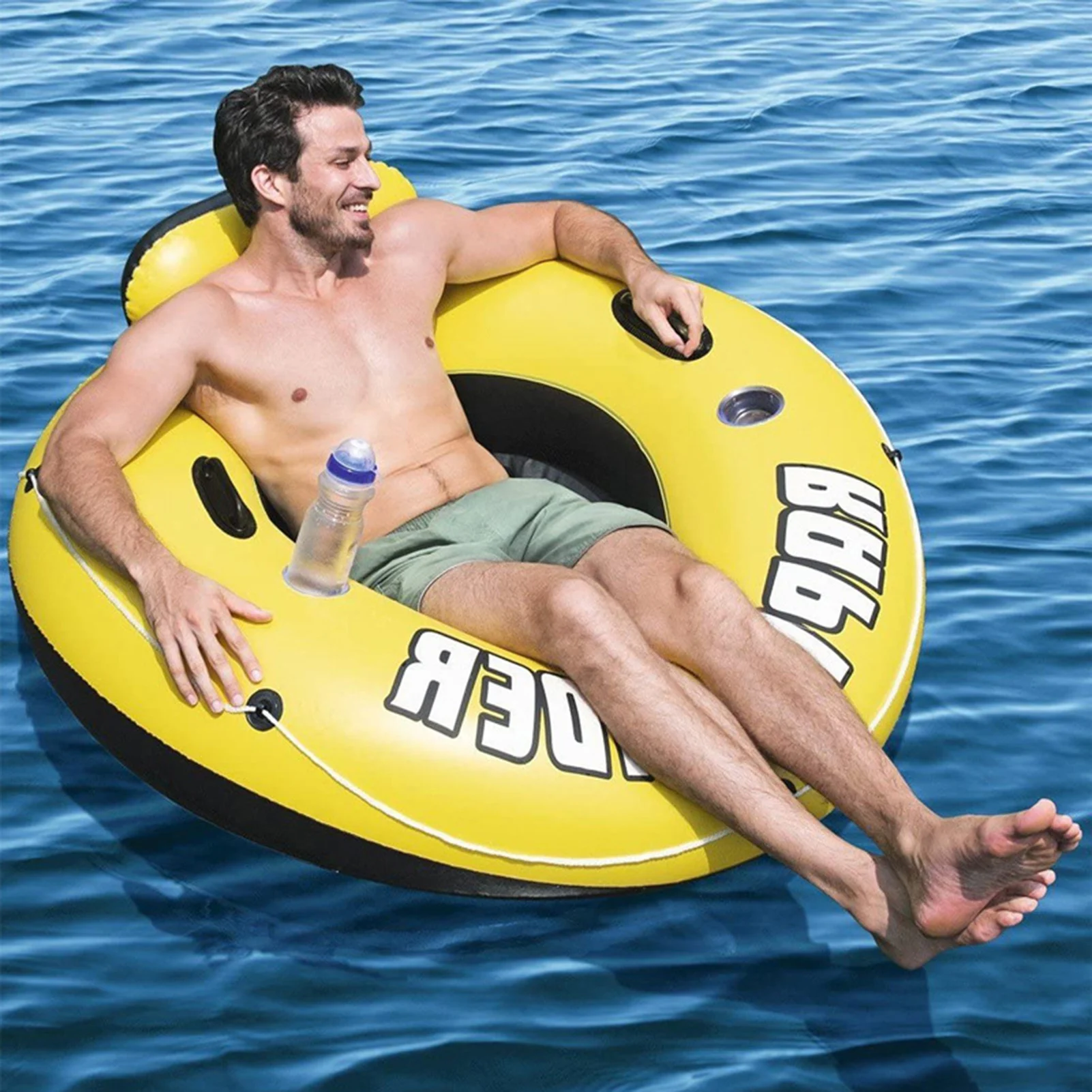 

Inflatable Pool Float Fun Pool Floatie Water Party Lounge Toy PVC Swimming Mattress Rubber Ring Swimming Pool Toy Water Seat