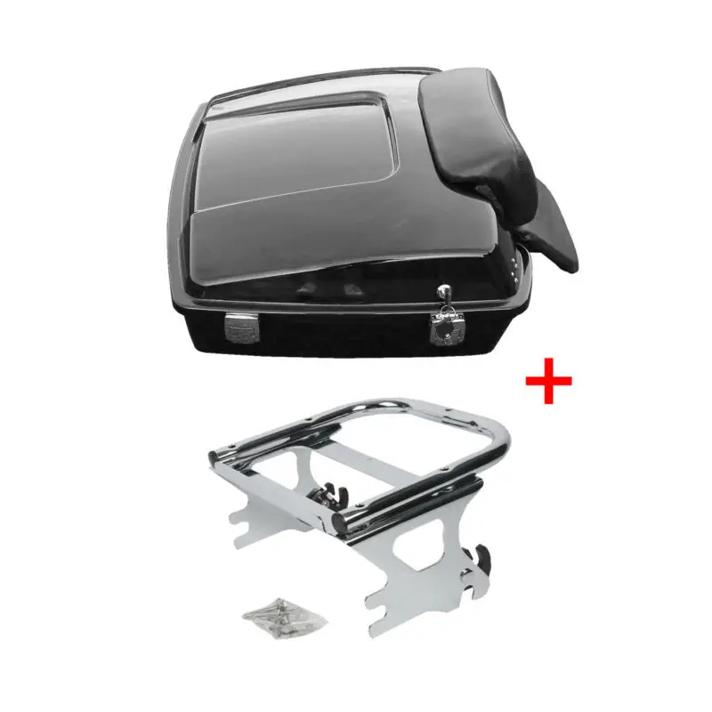 Мотоциклетная бритва багажник спинка стойка для Harley Tour Pak Pack Road King скользящий Electra