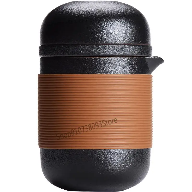 Дорожный чайный сервиз портативный пакет быстрая фотография один горшок две