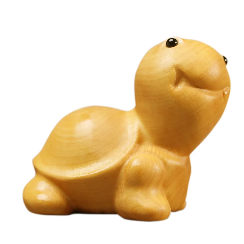 Резьба по дереву в виде черепахи животного 4 см|Статуи и скульптуры| |