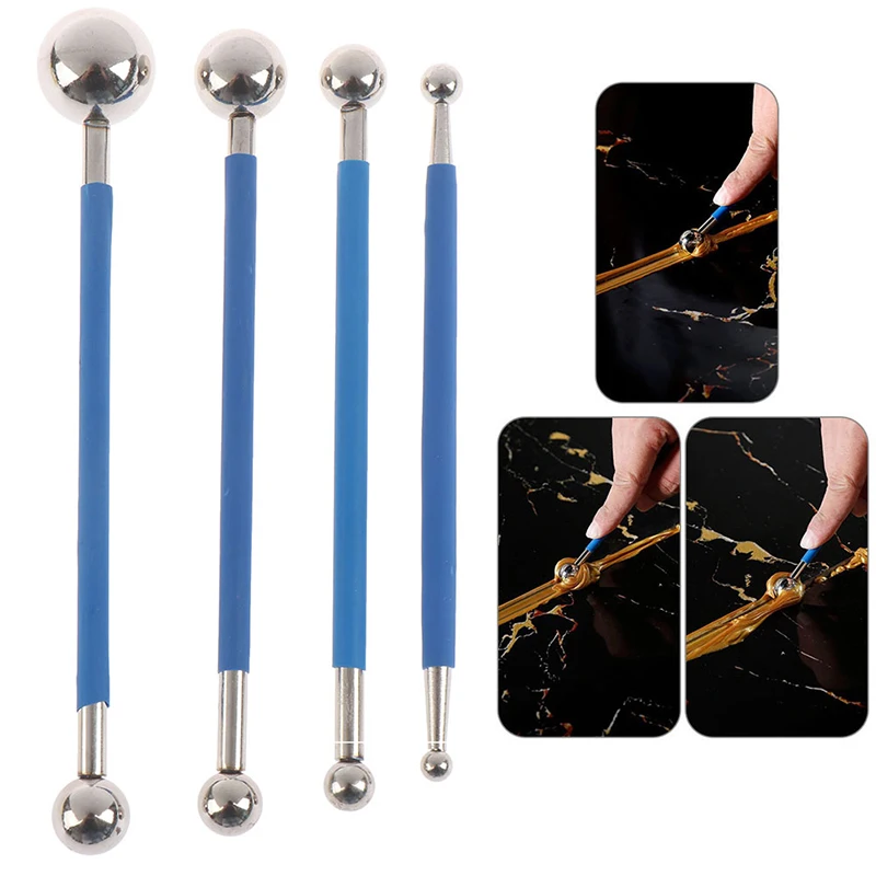 4pcs Double Steel Pressed Ball Tile Grout Tools Repairing Stick Scraping | Обустройство дома