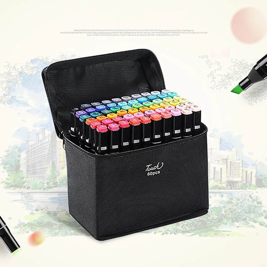 30/40/60 цветов набор графических маркеров профессиональные эскизные