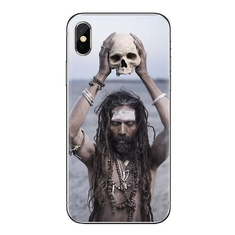 Мягкий чехол Sadhu в Индии и Непале для iPhone XS Max XR X 4 4s 5 5S 5C SE 6 6S 7 8 Plus samsung Galaxy J1 J3 J5 J7 A3 A5