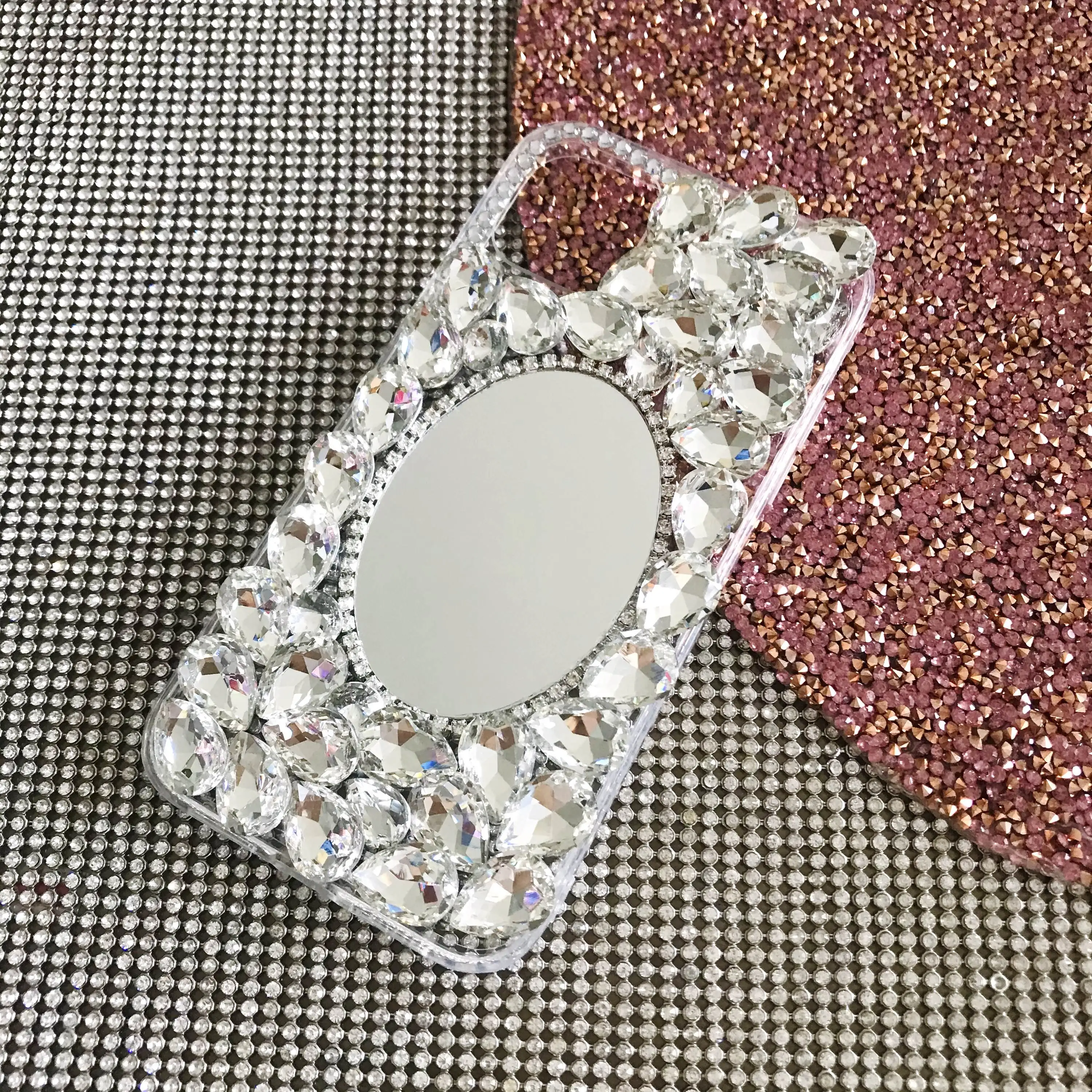 Чехол Jellew для iPhone 12 блестящий чехол со стразами прозрачный ручной работы 15 Pro Max