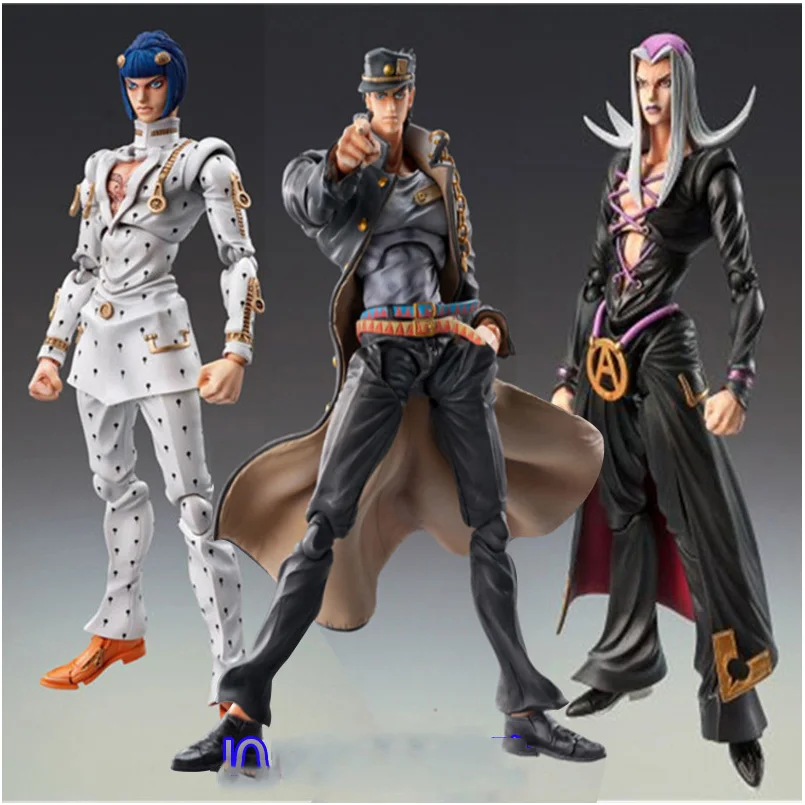 32 см японское аниме подвижная Kujo Jotaro Бруно Bucciarati Leone Abbacchio ПВХ фигурка игрушки